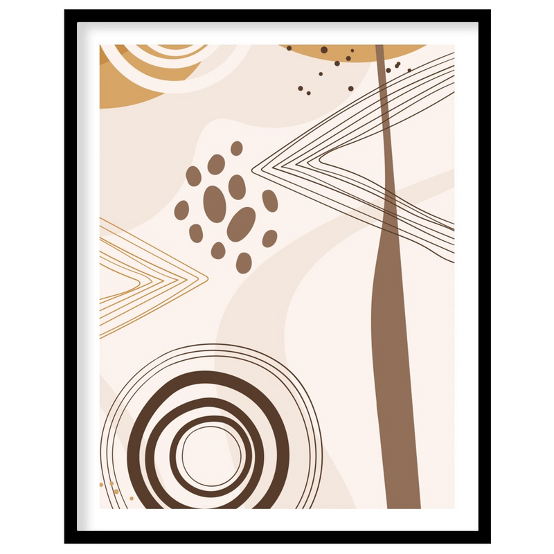 Contemporary Earth Tones Abstract