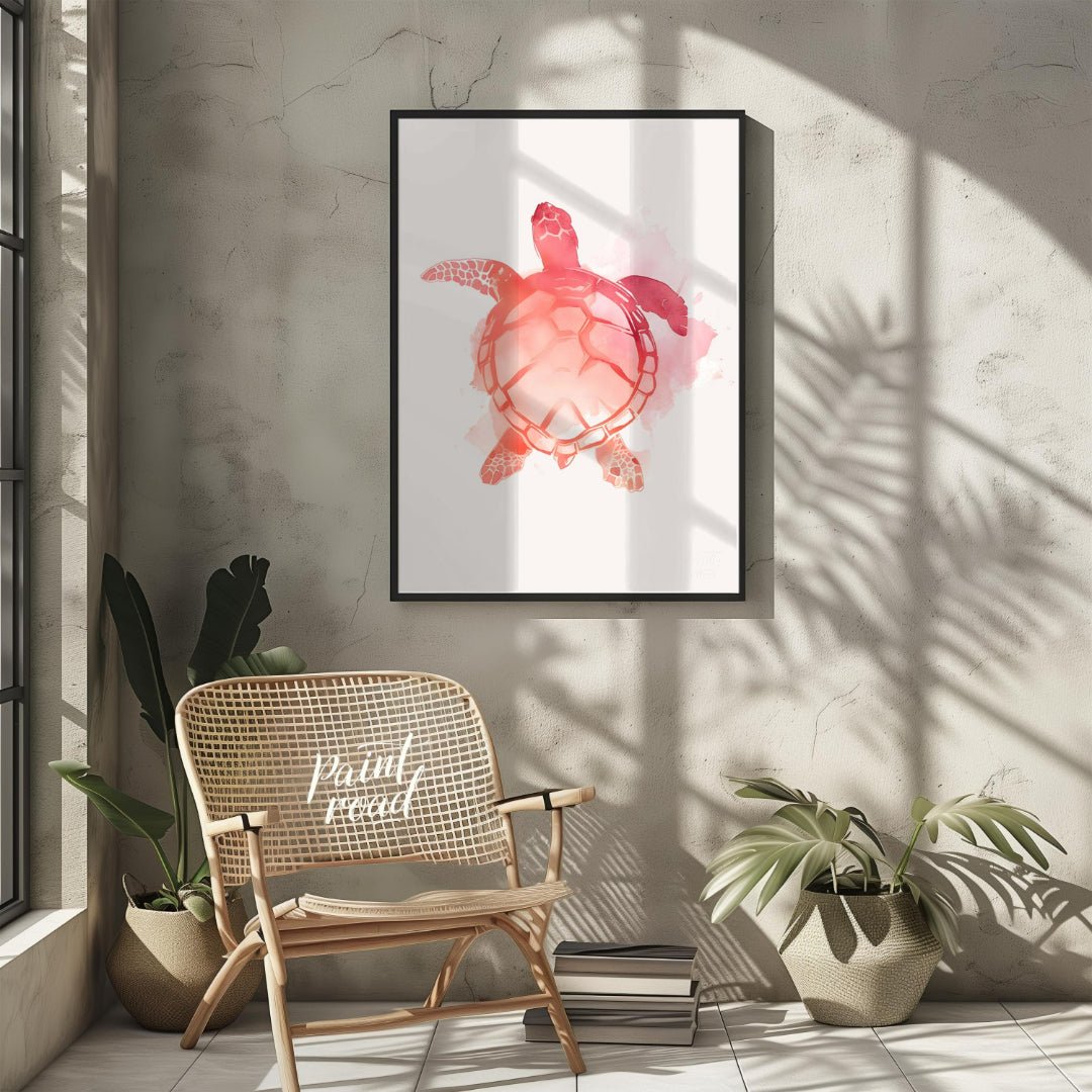 Coral Turtle Painting at Coral Turtle buy online at Paint Road featuring animal art and beautiful