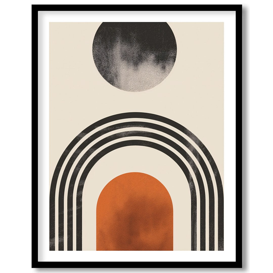 Unlock a sense of serenity and modern elegance with this captivating abstract geometric piece. for home