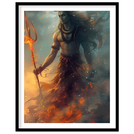 Immerse yourself in the mystical charm of 'Cosmic Guardian', a stunning piece that captures the for retreat