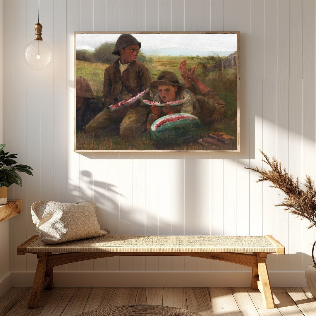 Experience the rustic charm of timeless summer days with this captivating artwork. The scene for Hallway