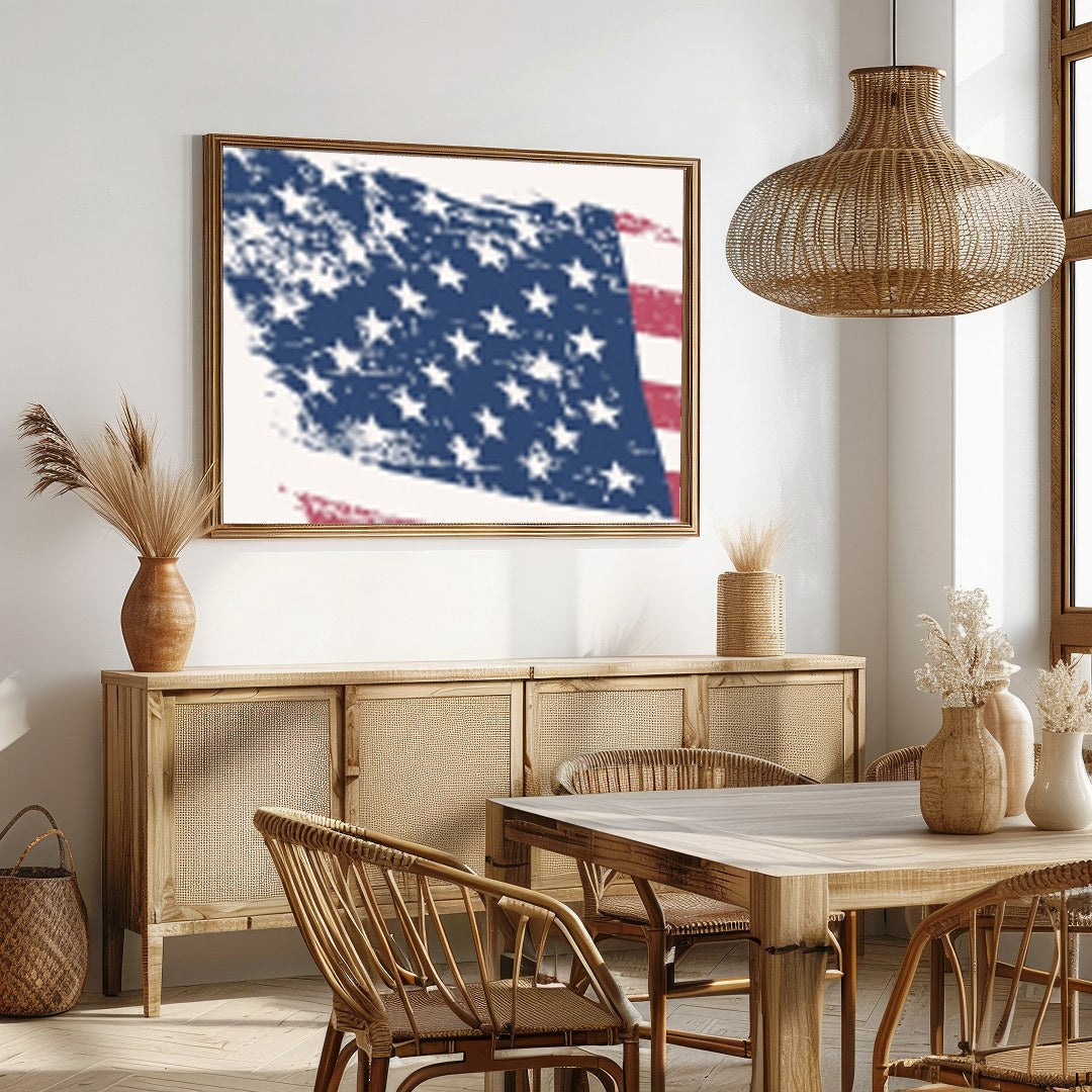 Embrace the pioneering spirit with this striking artwork, capturing the essence of the Wild West in for Dining