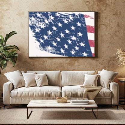 Embrace the pioneering spirit with this striking artwork, capturing the essence of the Wild West in for Family Room