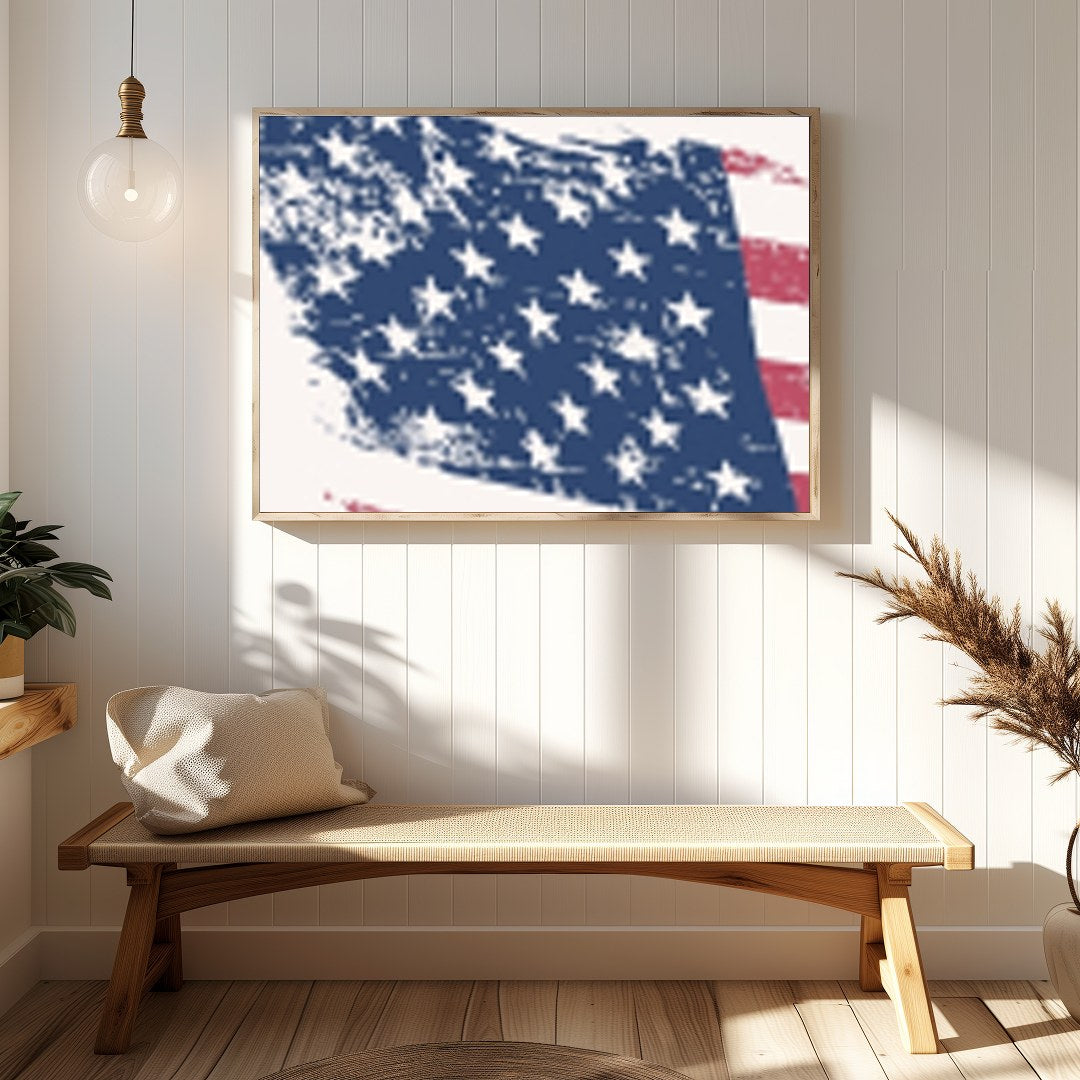 Embrace the pioneering spirit with this striking artwork, capturing the essence of the Wild West in for Hallway