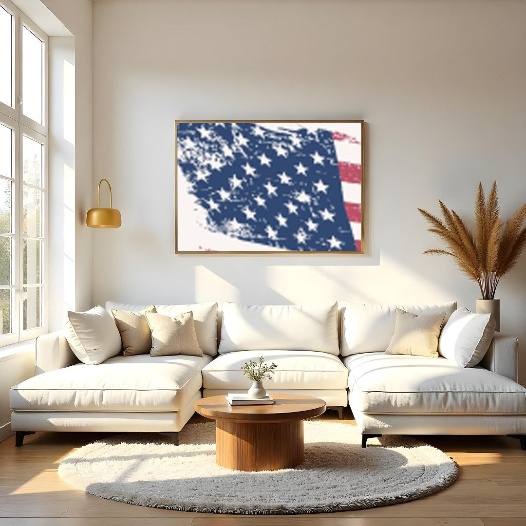 Embrace the pioneering spirit with this striking artwork, capturing the essence of the Wild West in for Living Room