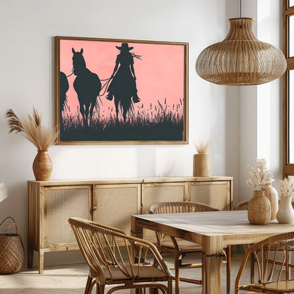Immerse yourself in the tranquil beauty of the open plains with this stunning wall art. Featuring for Dining