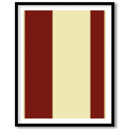 This striking piece of wall art features bold red circles set against a soft beige background, for haven