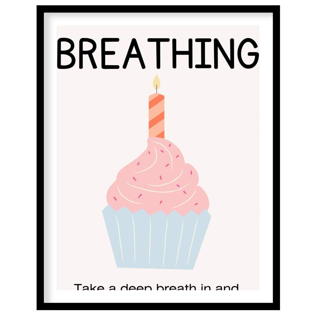 This cheerful and practical poster is designed to teach a calming breathing exercise for children. … for house