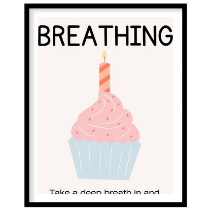 This cheerful and practical poster is designed to teach a calming breathing exercise for children. … for house