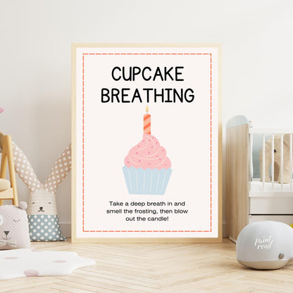 This cheerful and practical poster is designed to teach a calming breathing exercise for children. … for nursery