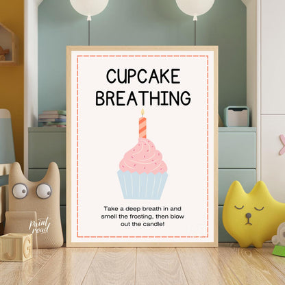 This cheerful and practical poster is designed to teach a calming breathing exercise for children. … for nursery