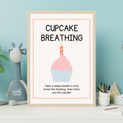 This cheerful and practical poster is designed to teach a calming breathing exercise for children. … for nursery