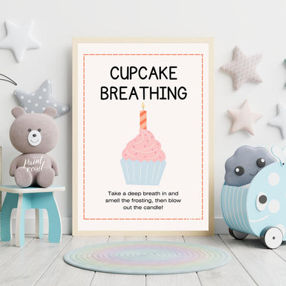 This cheerful and practical poster is designed to teach a calming breathing exercise for children. … for nursery