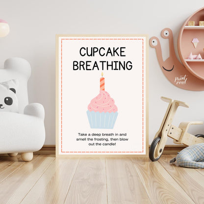 This cheerful and practical poster is designed to teach a calming breathing exercise for children. … for nursery