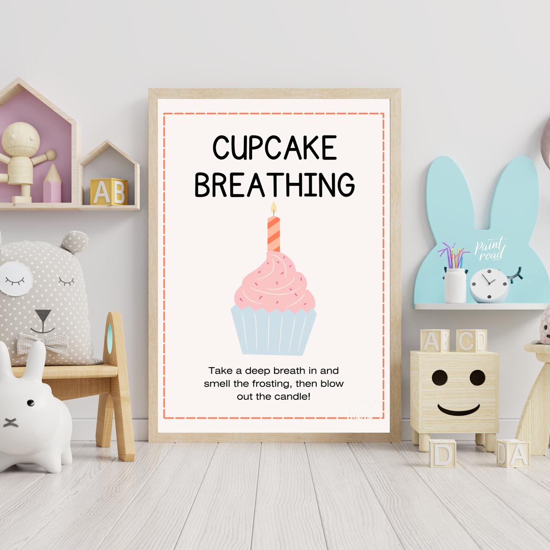 This cheerful and practical poster is designed to teach a calming breathing exercise for children. … for nursery