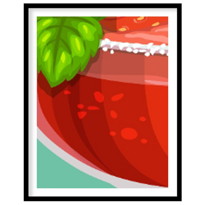 This vibrant and appealing poster features a luscious Strawberry Daiquiri, radiating a sense of swe… for home