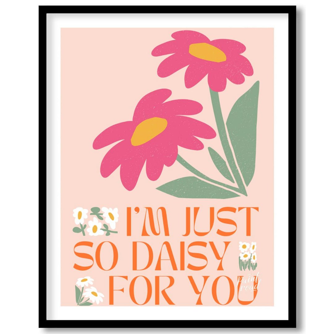 Daisy Love Painting available online at Paintroad showing affection bloom and bright