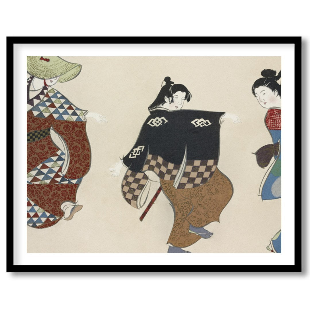 Immerse yourself in the graceful movements of this exquisite wall art, featuring elegantly adorned for haven