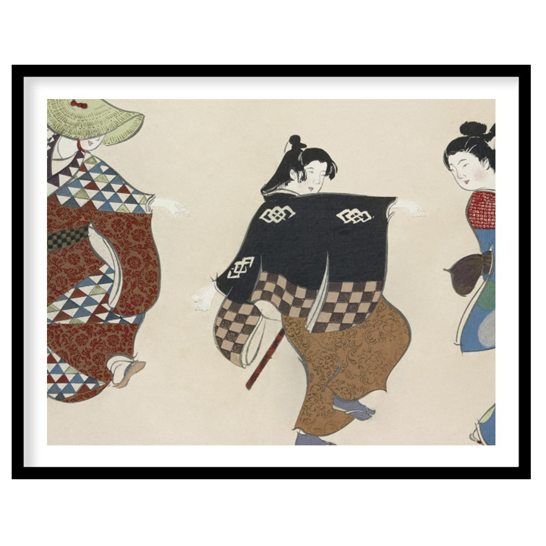 Immerse yourself in the graceful movements of this exquisite wall art, featuring elegantly adorned for haven