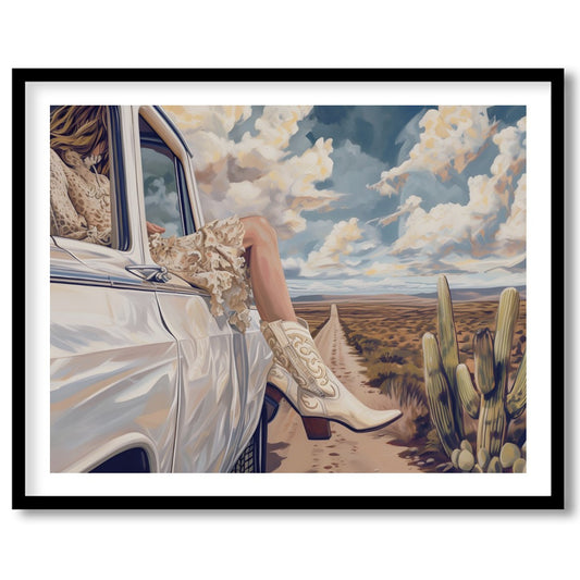 Immerse yourself in the tranquility of the open road with this captivating piece of art. Featuring for kitchen