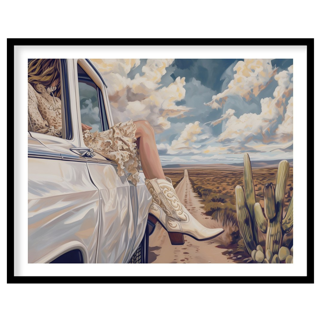 Immerse yourself in the tranquility of the open road with this captivating piece of art. Featuring for kitchen