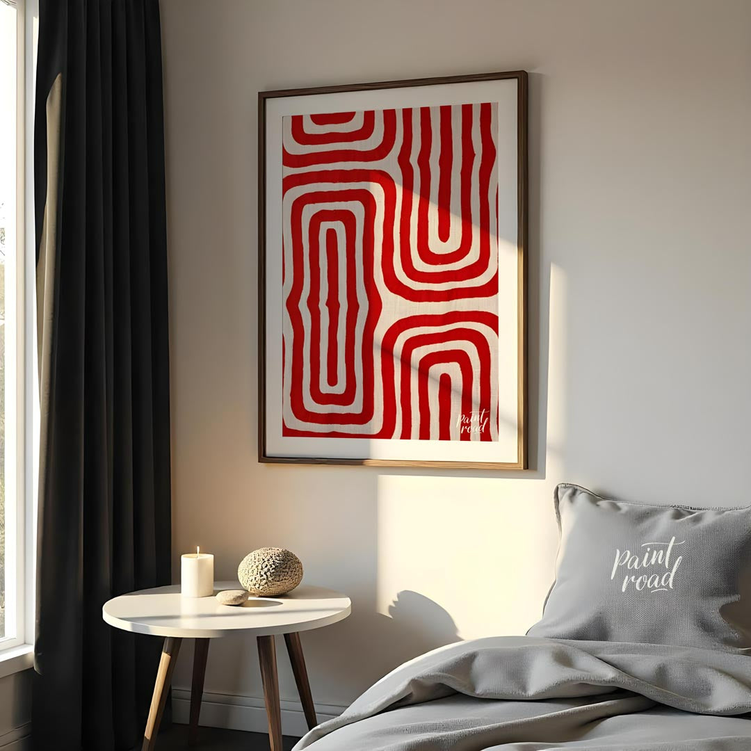 This powerful piece of Indigenous Australian art by Jackie Kurltjunyintja Giles showcases a strikin… for bedroom