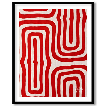 This powerful piece of Indigenous Australian art by Jackie Kurltjunyintja Giles showcases a strikin… for lovely house