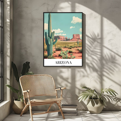 Capture the tranquil beauty of the desert with this stunning landscape artwork. Featuring iconic for Sitting Area