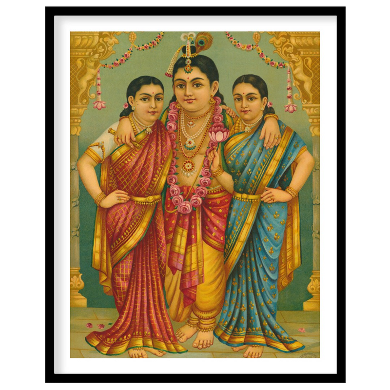 Divine Companionship: Traditional Portrait