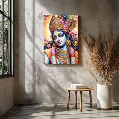 Immerse yourself in the mystical allure of this intricately detailed artwork featuring a vibrant for Entrance
