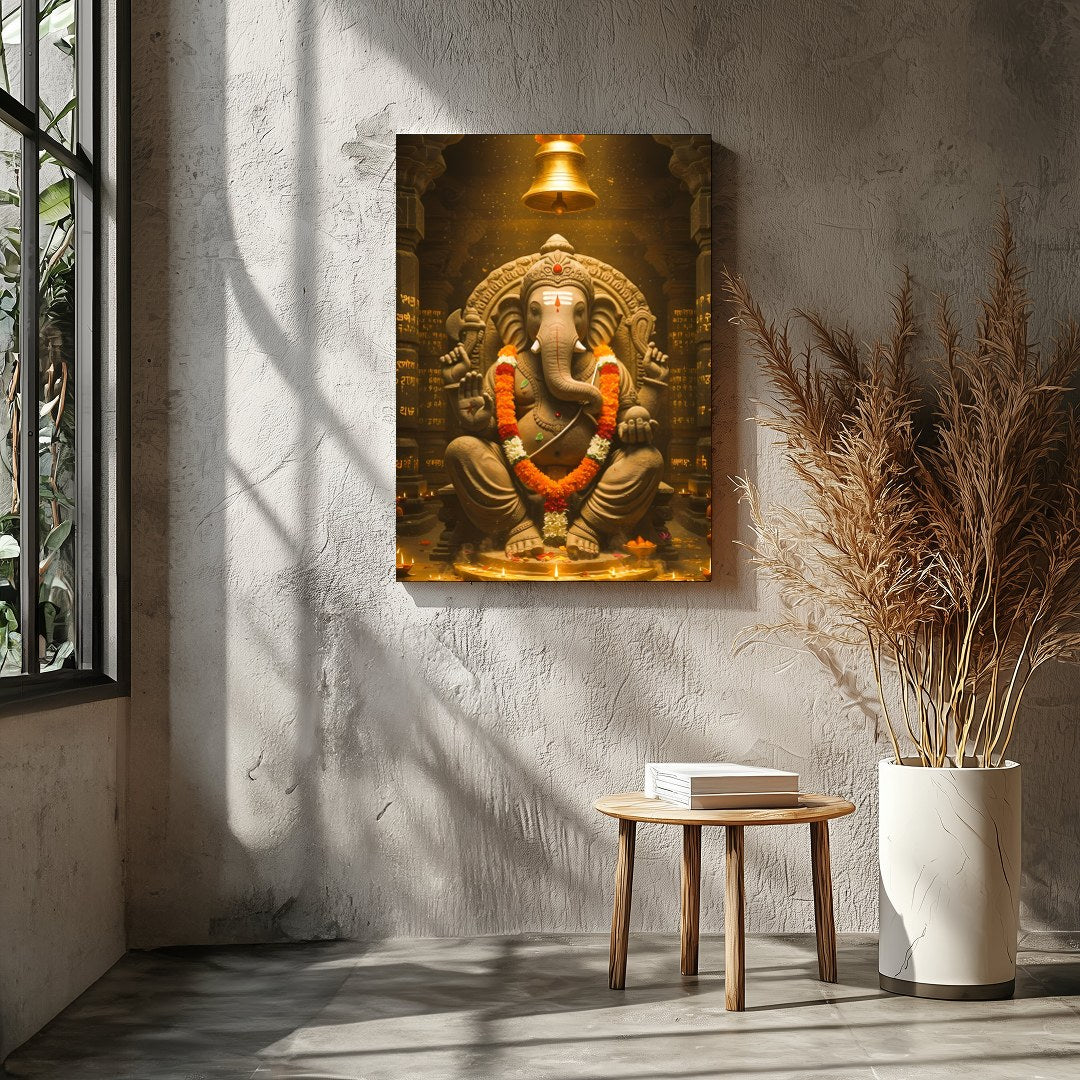 Immerse yourself in the tranquility of spirituality with this exquisite artwork depicting Lord for Entrance