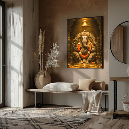 Immerse yourself in the tranquility of spirituality with this exquisite artwork depicting Lord for home