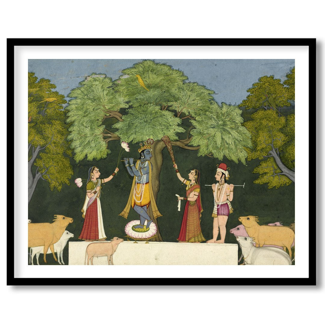 Immerse yourself in the rich tapestry of mythological charm with this exquisite wall art capturing for space