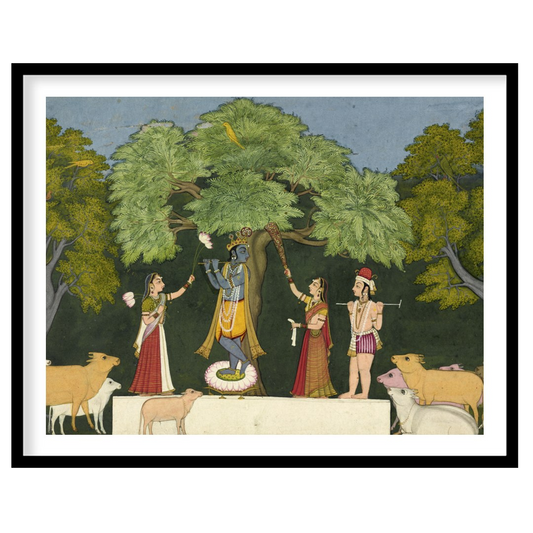 Immerse yourself in the rich tapestry of mythological charm with this exquisite wall art capturing for space