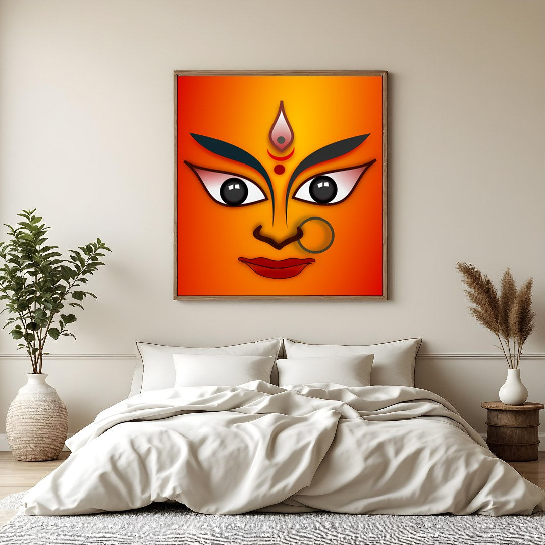 Experience the powerful allure of 'Divine Gaze,' a captivating piece that embodies the essence of for Bedroom