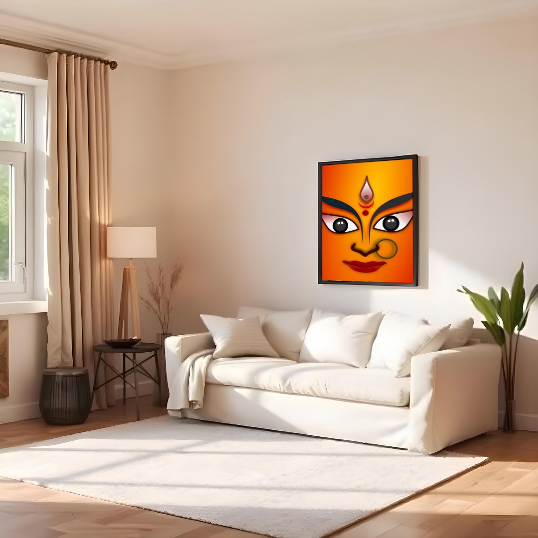 Experience the powerful allure of 'Divine Gaze,' a captivating piece that embodies the essence of for Family Room