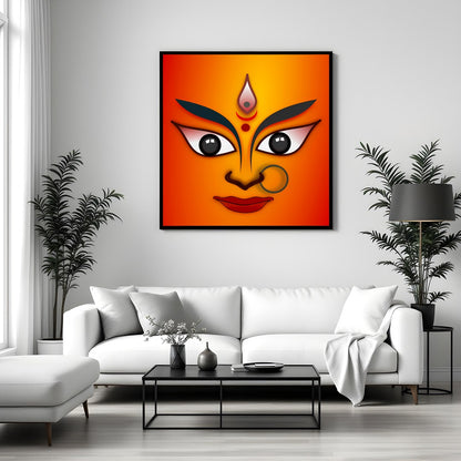 Experience the powerful allure of 'Divine Gaze,' a captivating piece that embodies the essence of for Sitting Area