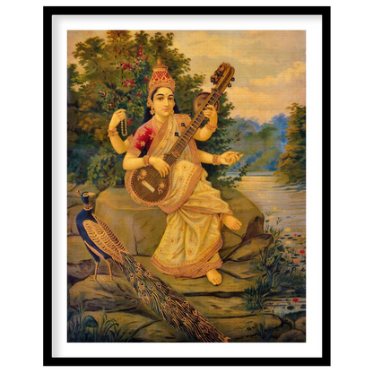 Immerse yourself in the serene beauty of this exquisite artwork depicting a goddess gracefully for area