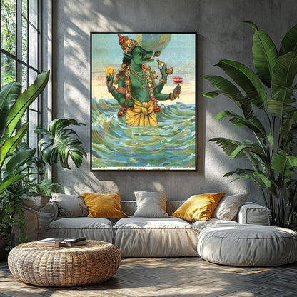 Immerse yourself in a world where mysticism meets artistry with this captivating depiction of a for Balcony