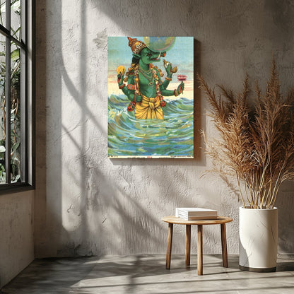 Immerse yourself in a world where mysticism meets artistry with this captivating depiction of a for Entrance