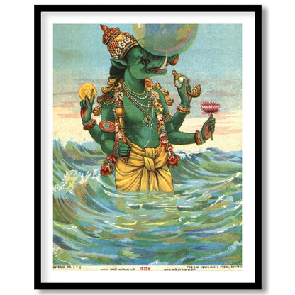Immerse yourself in a world where mysticism meets artistry with this captivating depiction of a for space