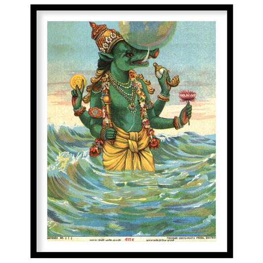 Immerse yourself in a world where mysticism meets artistry with this captivating depiction of a for space