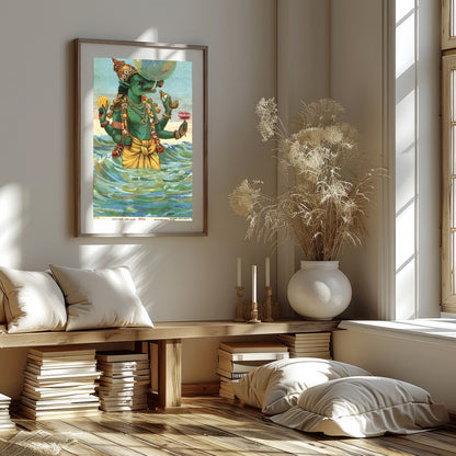 Immerse yourself in a world where mysticism meets artistry with this captivating depiction of a for sweet-home