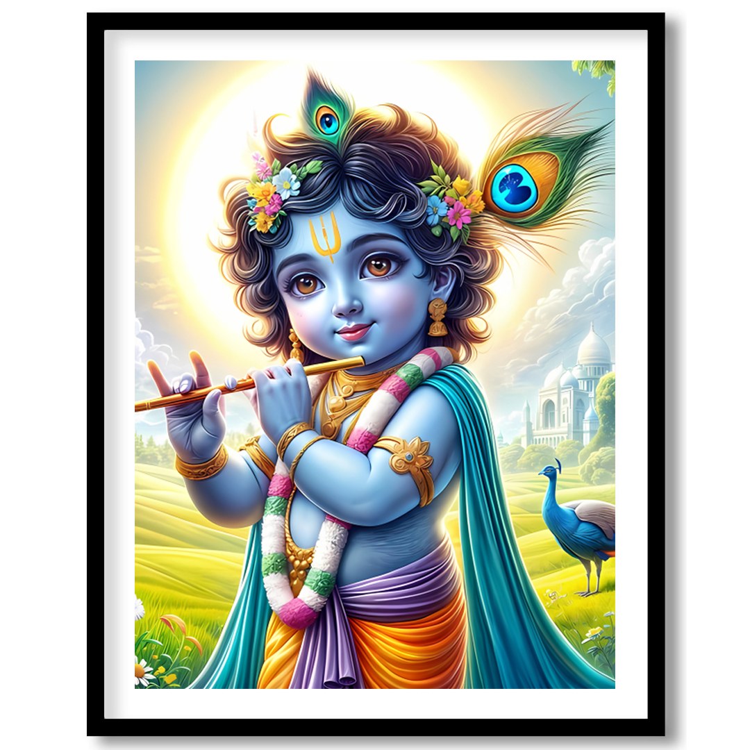 Illuminate your space with this captivating artwork depicting the serene and divine presence of for gallery
