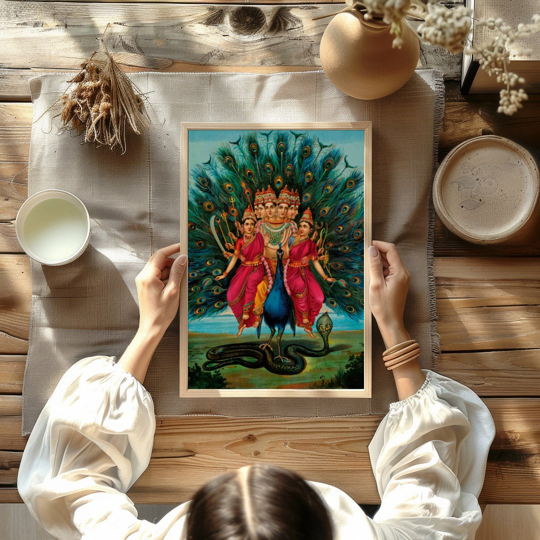 Experience the spiritual grandeur with 'Divine Multitude', a captivating artwork that portrays a for Kitchen