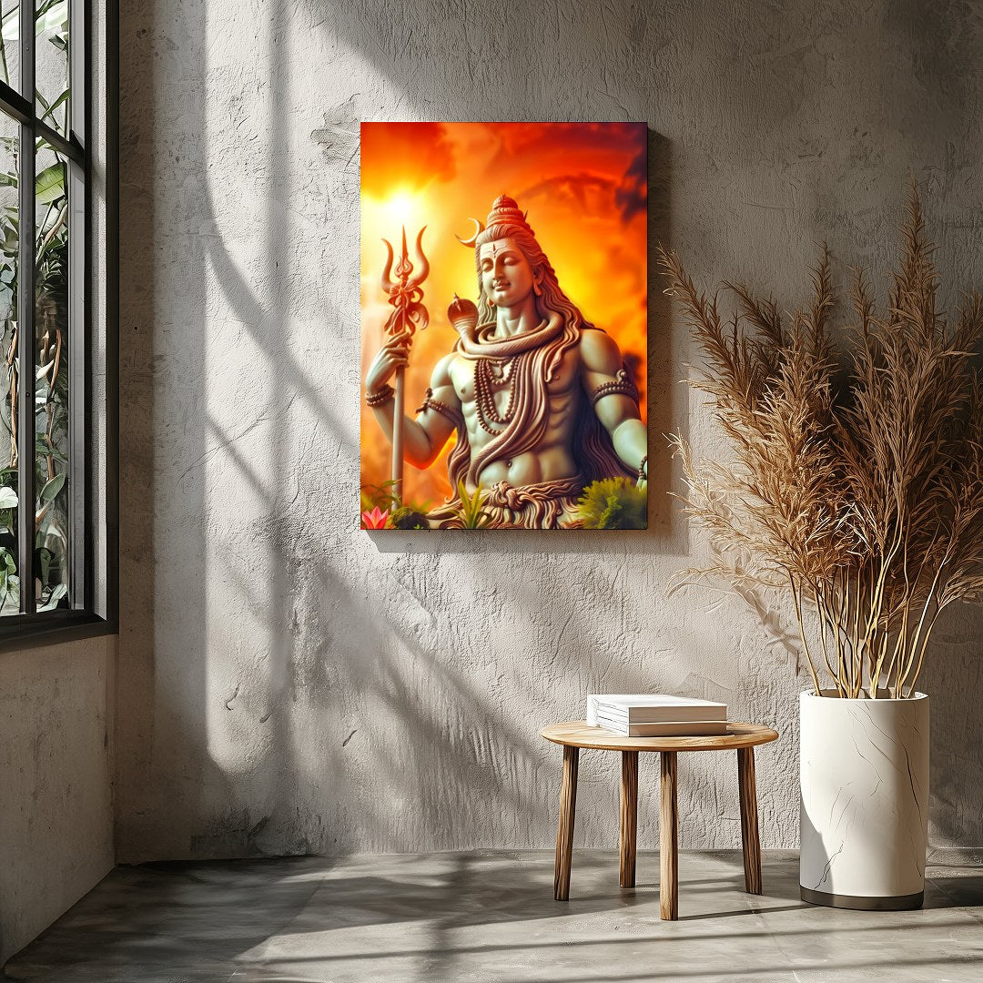 Immerse yourself in the spiritual serenity of this captivating wall art, featuring the majestic for Entrance