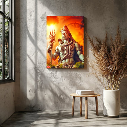 Immerse yourself in the spiritual serenity of this captivating wall art, featuring the majestic for Entrance