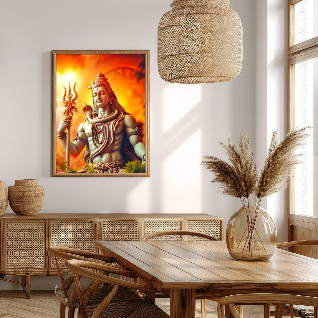 Immerse yourself in the spiritual serenity of this captivating wall art, featuring the majestic for Extra Kitchen