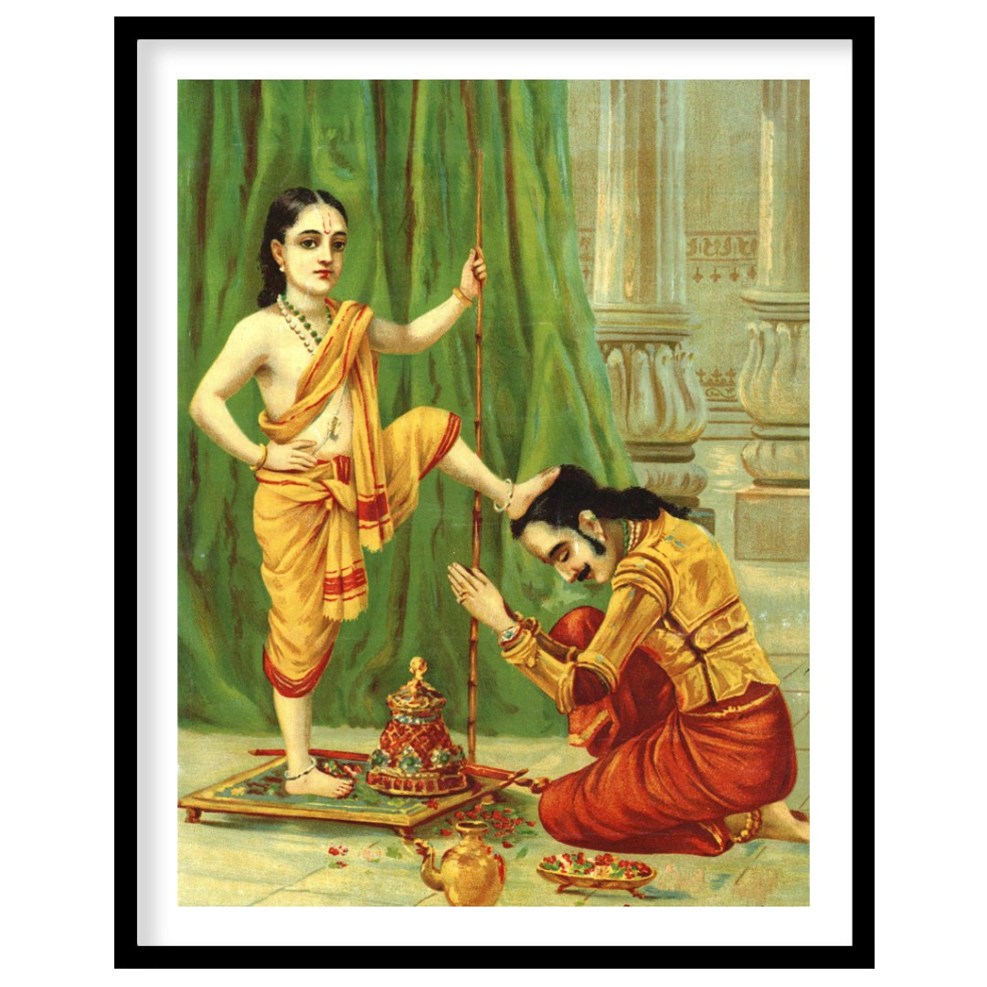 This exquisite piece captures a moment of divine reverence, showcasing intricate details and for studio