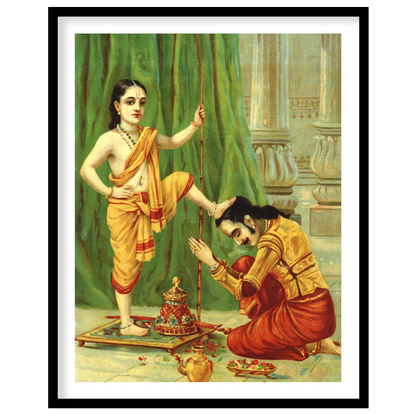 This exquisite piece captures a moment of divine reverence, showcasing intricate details and for studio